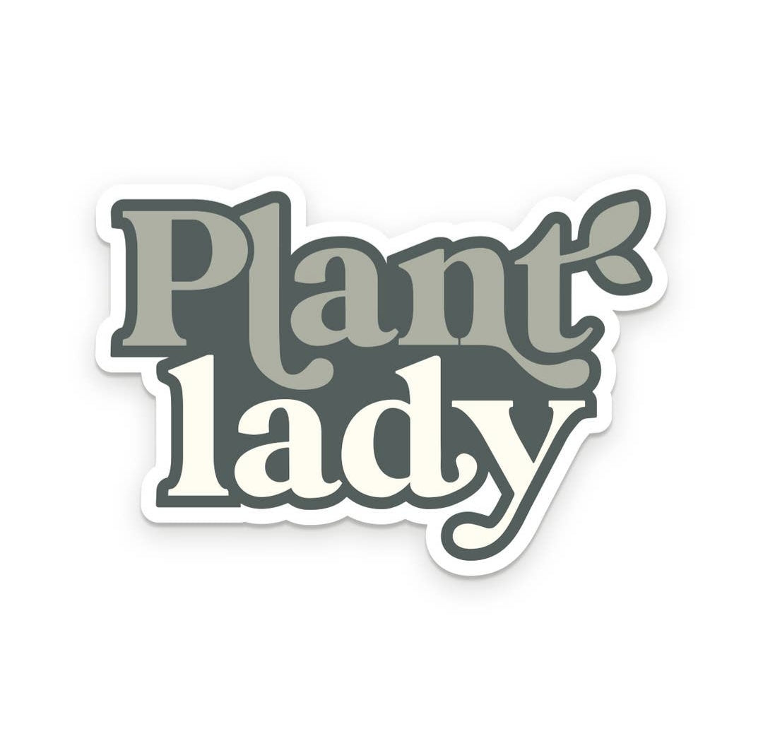Plant Lady Vinyl Sticker - Heartfelt Gift Box