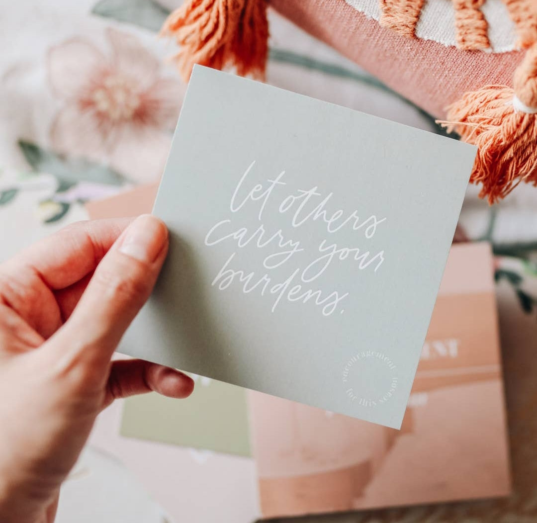 Encouragement for Postpartum Verse Card Set - Heartfelt Gift Box