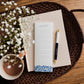 Prayer List Notepad, French Blue Floral - Heartfelt Gift Box