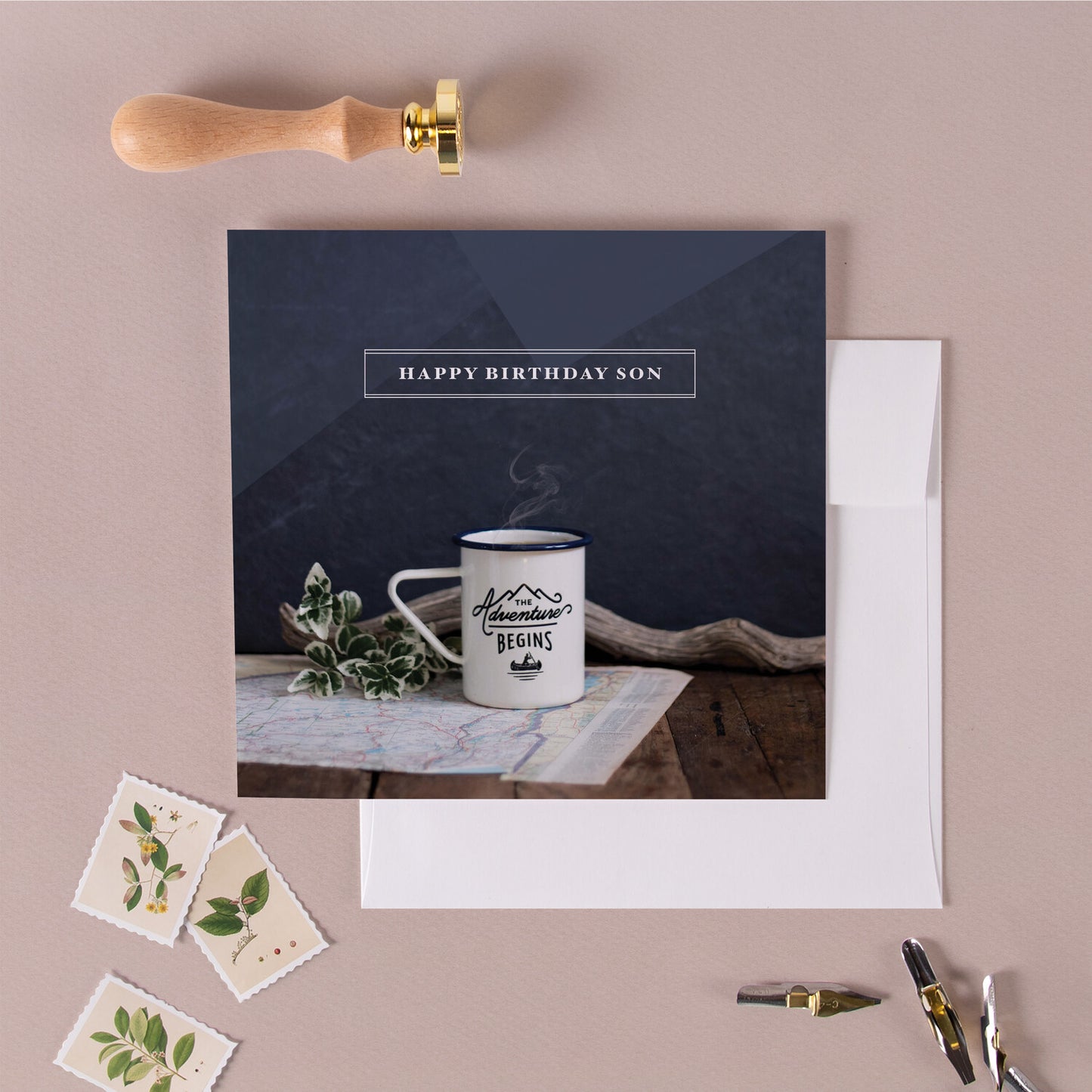 Son Birthday Greeting Card - Heartfelt Gift Box