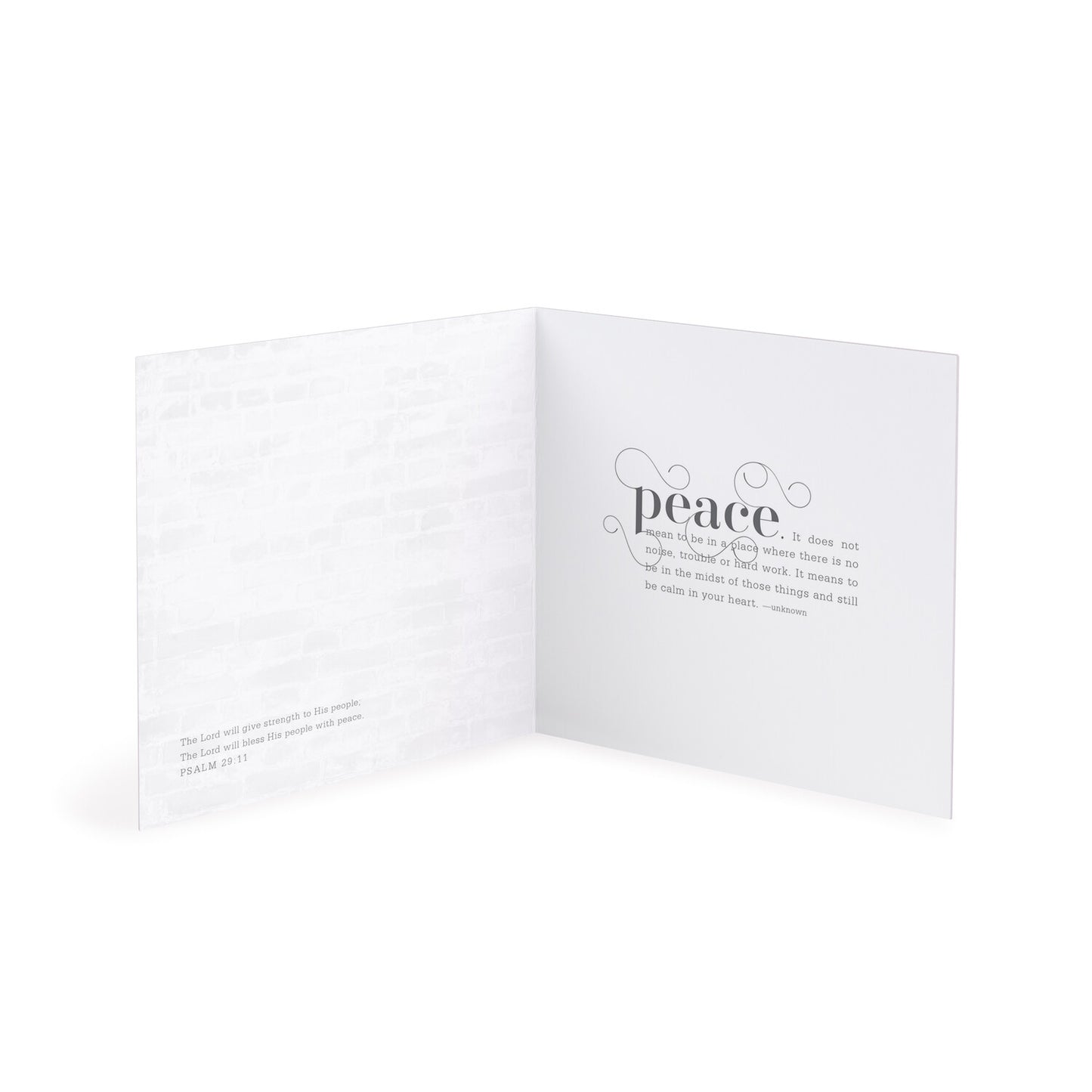 Peace Greeting Card - Heartfelt Gift Box