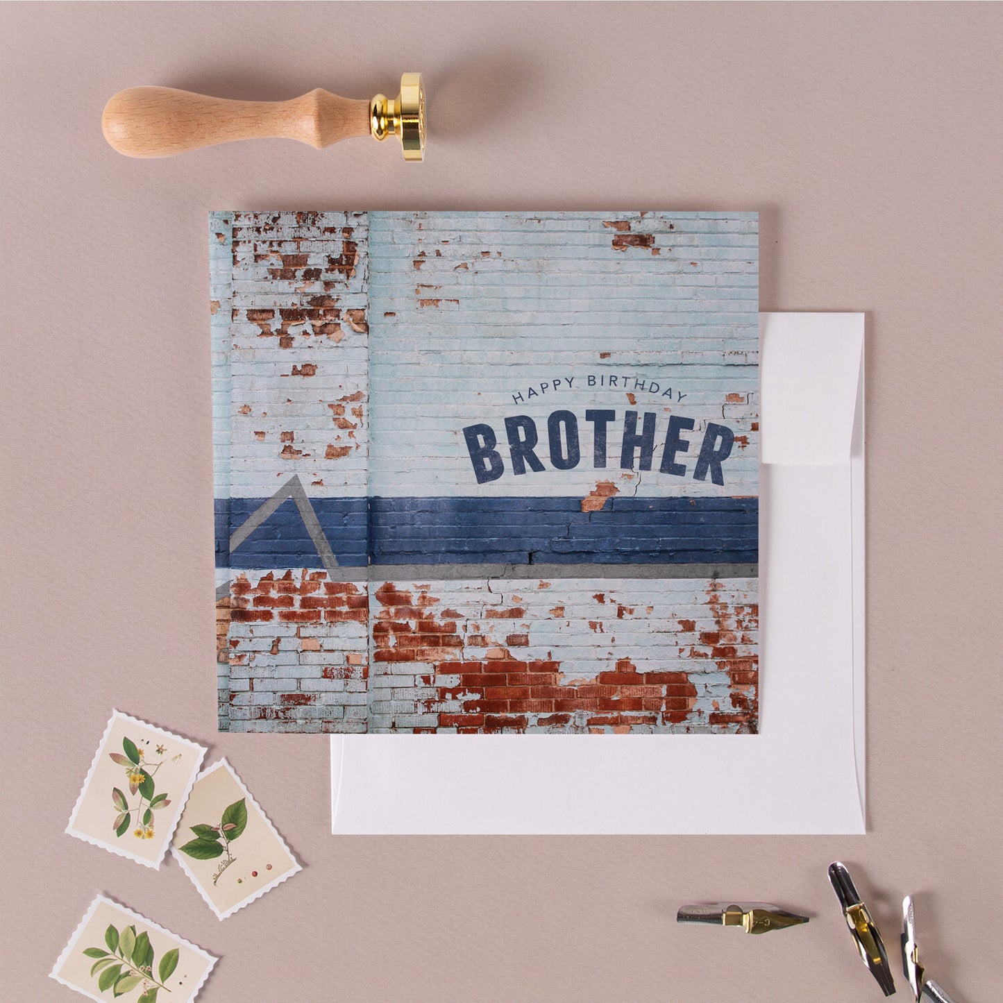 Brother Birthday Greeting Card - Heartfelt Gift Box