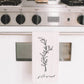 Flourish Wildflower Tea Towel - Heartfelt Gift Box