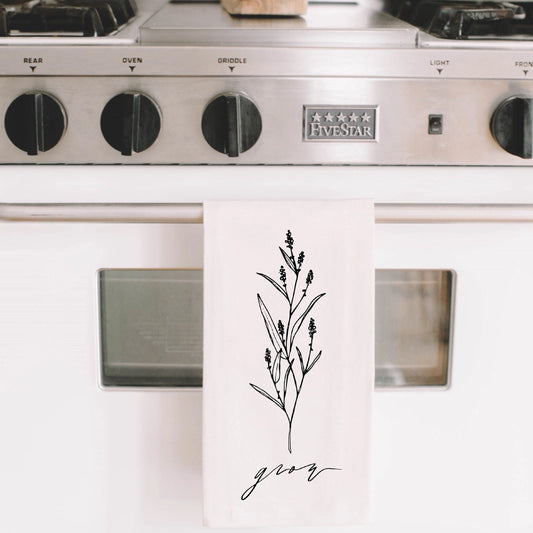 Grow Wildflower Tea Towel - Heartfelt Gift Box