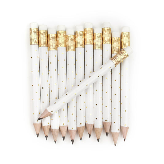 Gold Dot Mini Pencils - Heartfelt Gift Box